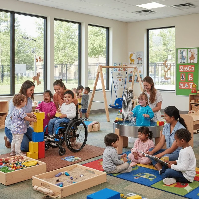How does disability child care support early childhood development in sydney? — illustration from Montessori Care