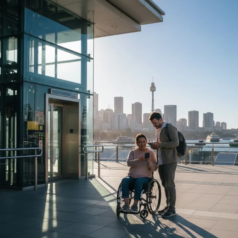 How to plan accessible travel around sydney with ndis supports? — illustration from Montessori Care