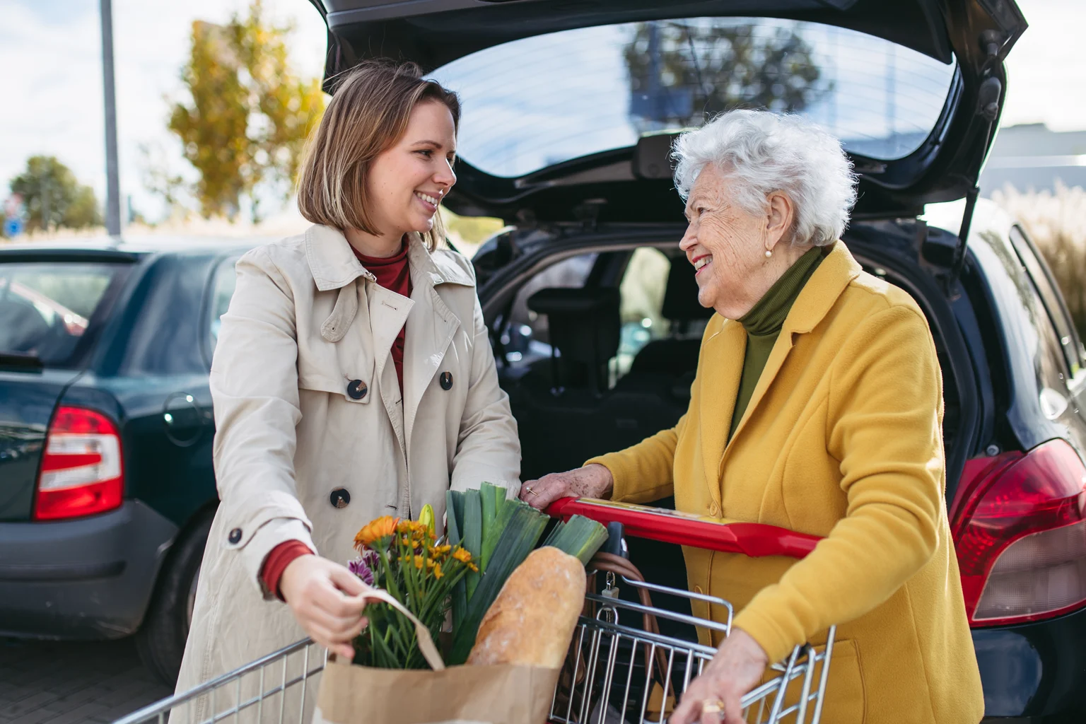 Shopping Trips – Aged Care Transport from Montessori Care