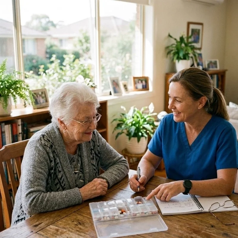 When is in home nursing care needed sydney guide? — illustration from Montessori Care